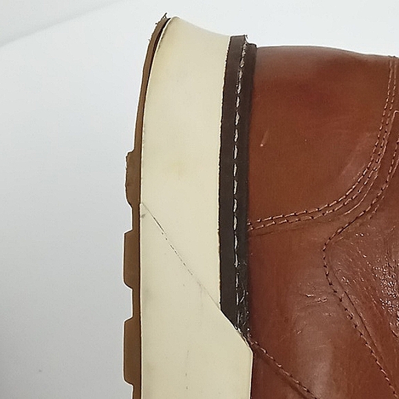 Allen Edmonds Sneakers Men's Size 8.5 D A-Trainers Brown Lace Up Leather Pre-own - Picture 11 of 15